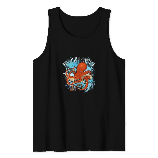 Octopus Pet Cephalopod octopus cuttlefish giant squid oceanography19 Tank Tops