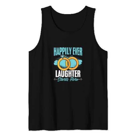 Laughter Wedding Officiant Marriage Ordained Minister Tank Tops