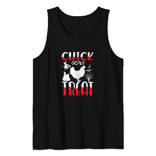 Chicken Pet Animal Pet Chick Or Treat Chickens Lover Tank Tops