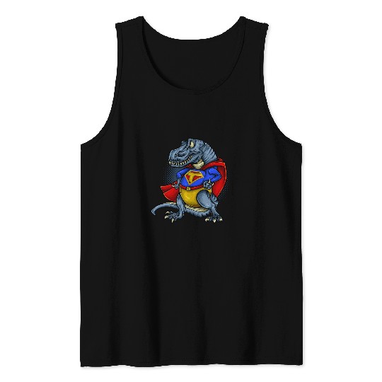 Dinosaur Pet Super TRex Tank Tops