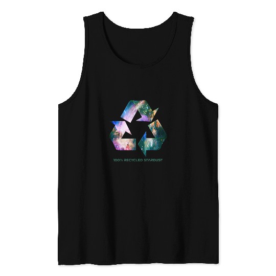 Astronaut Job 100 Recycled Stardust Awesome Space Science Geek 4 Tank Tops