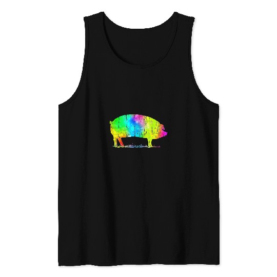 Pig Pet Farm Animal Tank Tops