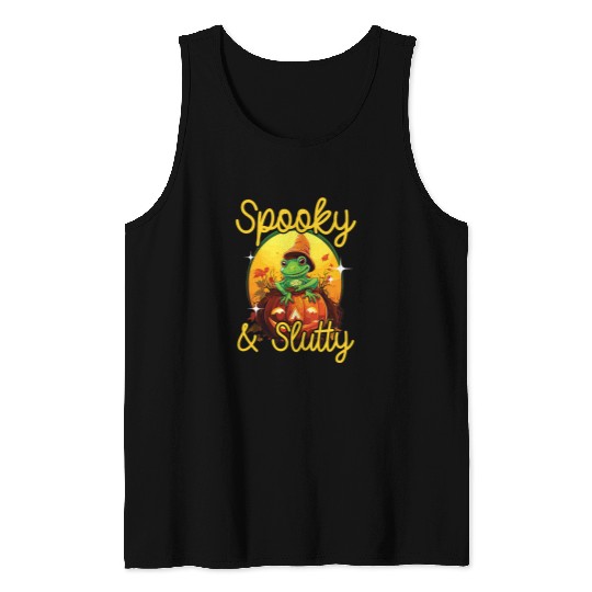 Frog Pet Halloween Scary Toad Trick Or Treat Spooky Amphibian 8 Tank Tops