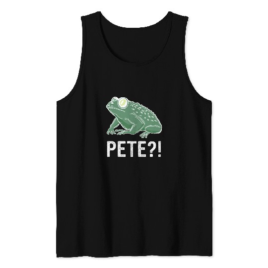 Frog Pet Pete Funny Frog For Frog Lovers Tank Tops