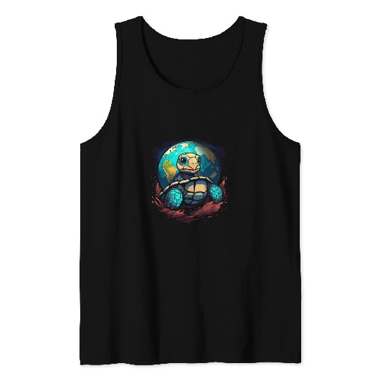 Turtle Pet Earth Day Tank Tops