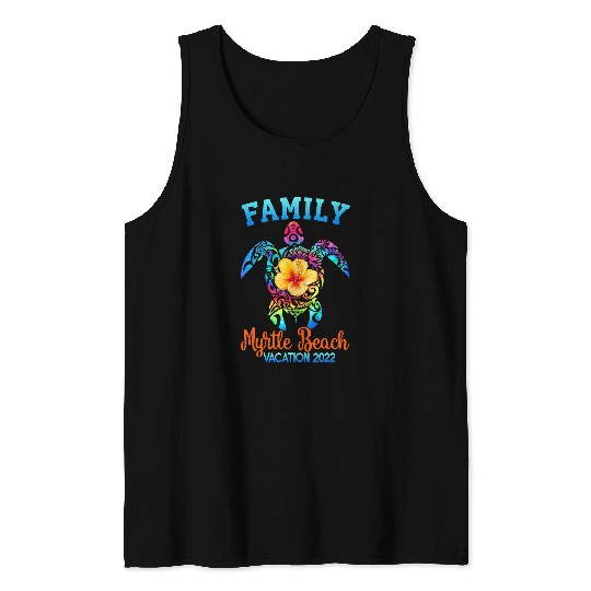Turtle Pet Myrtle Beach Carolina Sea Turtle Vacation Family Group Tank Tops