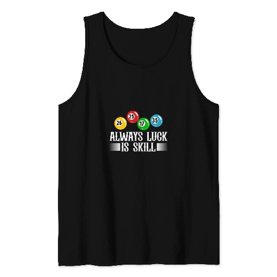 Sport Billiard Keno Casino Gamer Billiard Creative Keno 8 Tank Tops