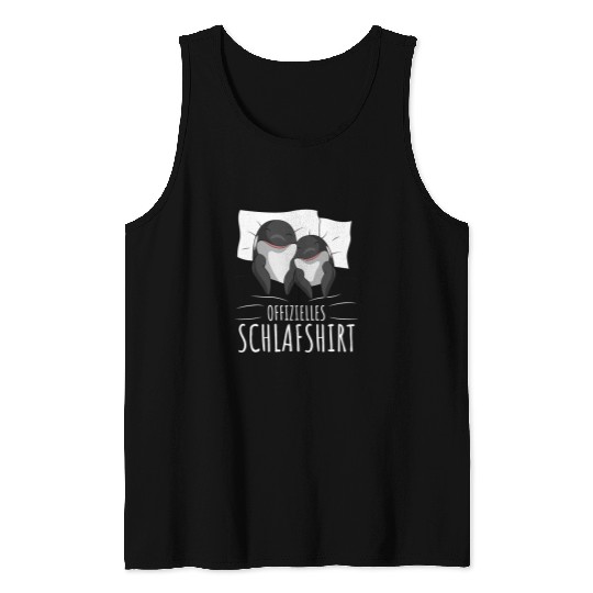 Whale Pet Killer Whale Official Sleep Tank Tops