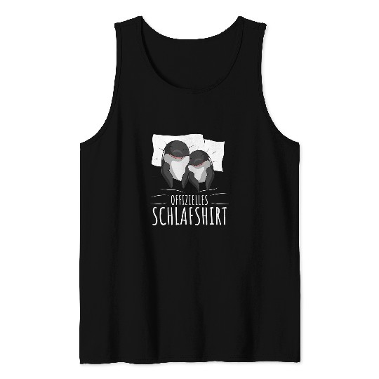 Whale Pet Killer Whale Official Sleep Tank Tops