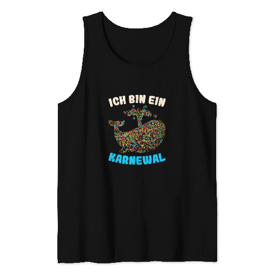 Whale Pet Ich bin ein Karnewal Fancy Dress Whale Carnival Costume Tank Tops