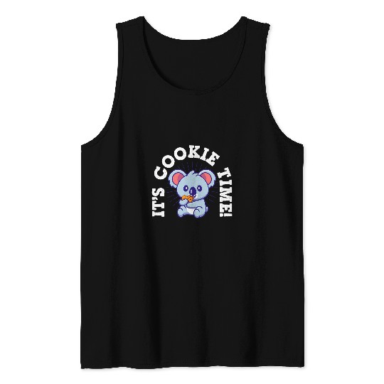 Koala Pet Its Cookie Time Cooking Pastry Chefs Koala Animals Cookie Tank Tops