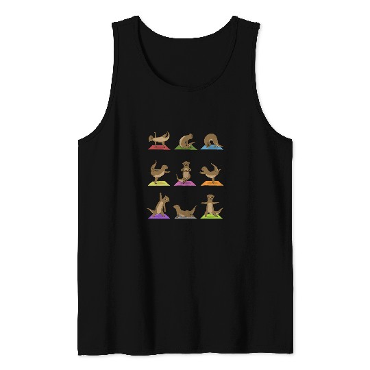 Otter Pet Otters Yoga11 Tank Tops