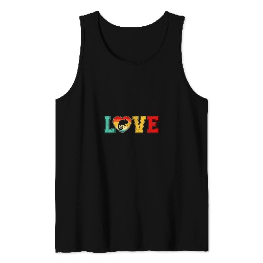 Chameleon Pet Valentines Distressed vintages Chameleon Lover Funny Animals Tank Tops