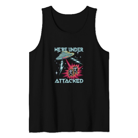 Aliens UFO I Space Area 51 computer Roswell conspiracy 32 Tank Tops