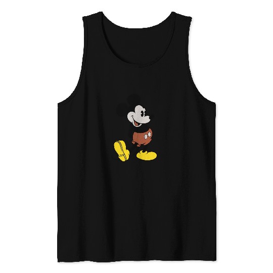 Disney Mickey Mouse Mens Vintage Standing Tank Tops