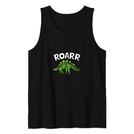 Dinosaur Pet Roar Dinosaur Girl Stegosaurus Tank Tops