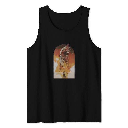 Book Fun Star Wars The Book of Boba Fett Ship Tatooine Tank Tops