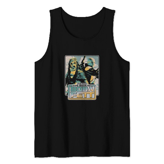 Book Fun Star Wars The Book Of Boba Fett Tusken Raider Retro Style Tank Tops