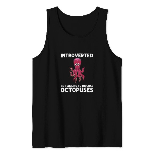 Octopus Pet For Men Women Sea Life Ocean Biology Cephalopod11 Tank Tops