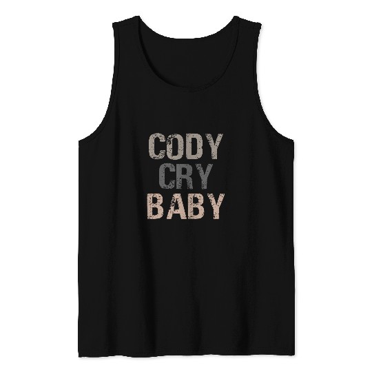 Sport Wrestling Cody Cry Baby Funny Pro Wrestling Tank Tops