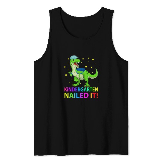 Dinosaur Pet Kids T rexs Kindergarten Nailed It Graduation Class Of 2T rexs Saurus Tank Tops