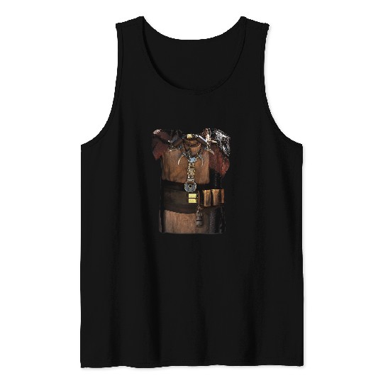 Book Fun Star Wars The Book Of Boba Fett Tuskan Halloween Costume Tank Tops