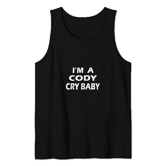 Sport Wrestling Cody Cry Baby Rhodes Cry Baby Wrestling Tank Tops