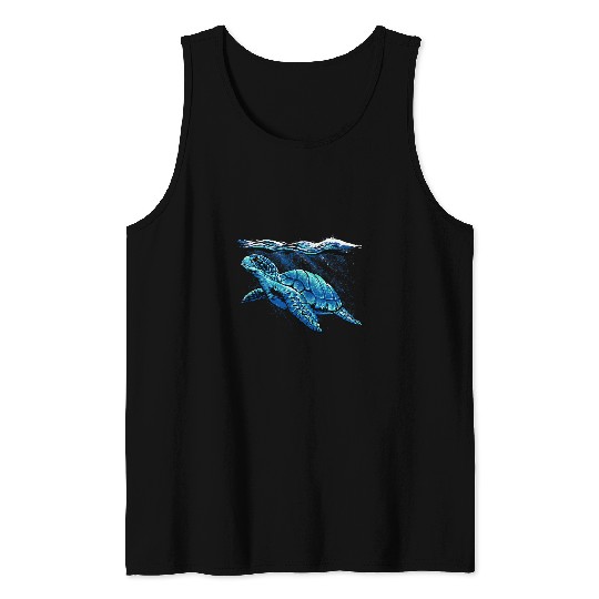 Turtle Pet Hand painted Tank Tops