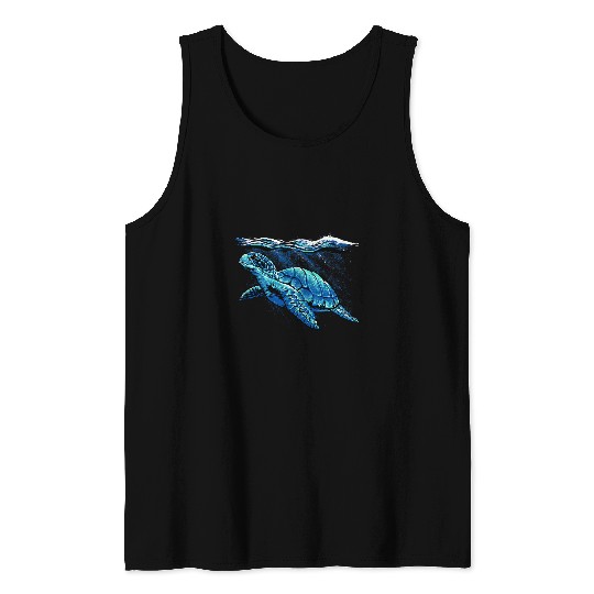 Turtle Pet Hand painted Tank Tops