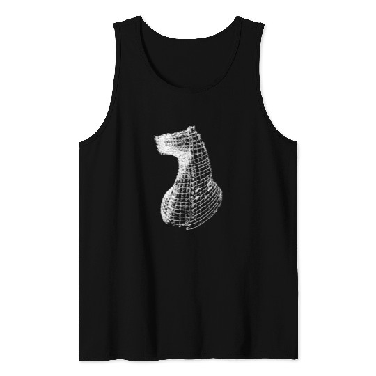 Horse Pet Leonardo da Vinci Art Sforza Sculpture Sketch Tank Tops
