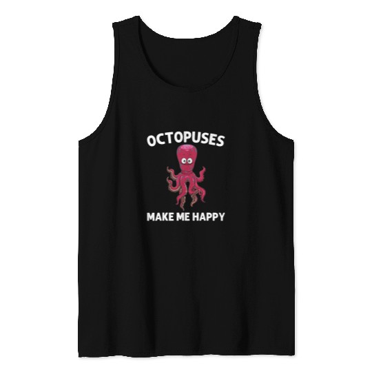 Octopus Pet For Men Women Sea Life Ocean Biology Cephalopod4 Tank Tops