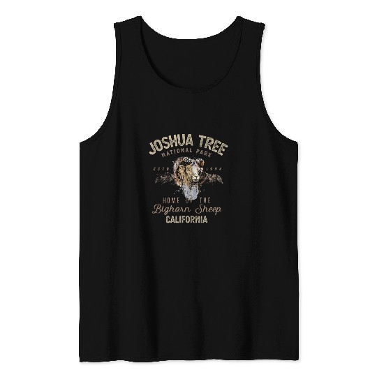 Sheep Pet Joshua Tree National Park Bighorn Tank Tops