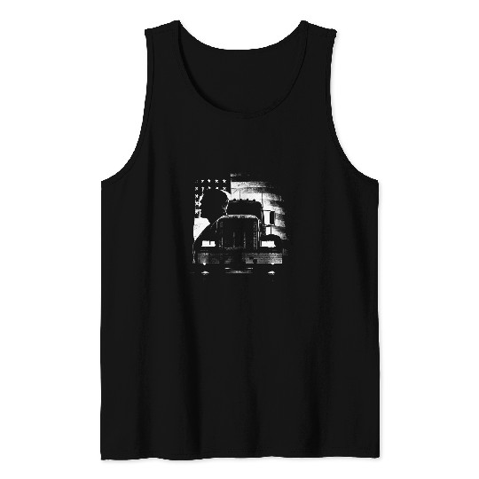 Truck Fun American Big Rigs Diesel Truck Driver 16 Tank Tops