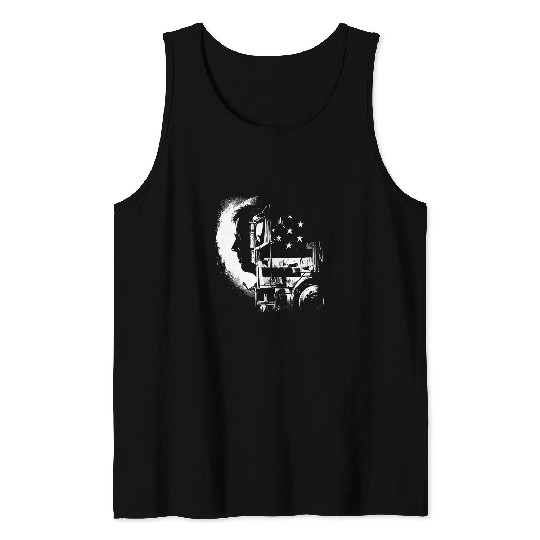Truck Fun American Big Rigs Diesel Truck Driver 65 Tank Tops
