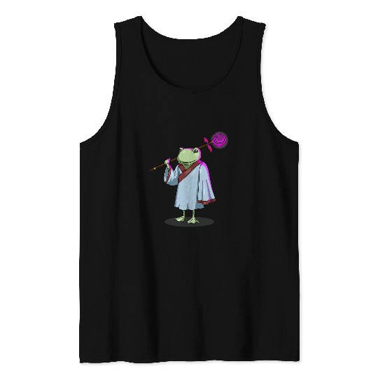 Frog Pet Role play frog wizard animal magic games Tank Tops