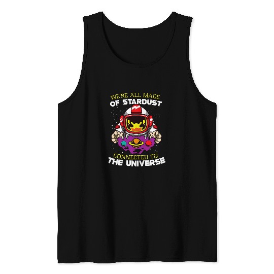 Astronaut Job Astronomy Solar System Outer Space Kids Tank Tops