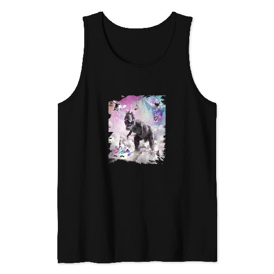 Unicorn Pet Rainbow Dinosaur Tank Tops