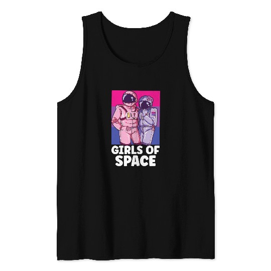 Astronaut Job Astronomy Solar System Outer Space Kids 27 Tank Tops