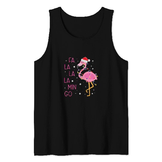 Flamingo Pet Fa La La La mingo Flamingo for Christmas xmass 164 Tank Tops