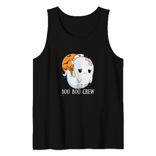 nurses Job Boo Boo Crew nurses Halloween Costume For nursess RN Tank Tops