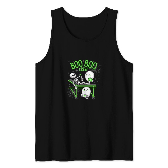 nurses Job Boo Boo Crew Doctor Paramedic EMT nurses Halloween 35 Tank Tops