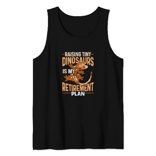 Gecko Pet Herpetologist Crested Gecko Eyelash Lizard Reptile Tank Tops