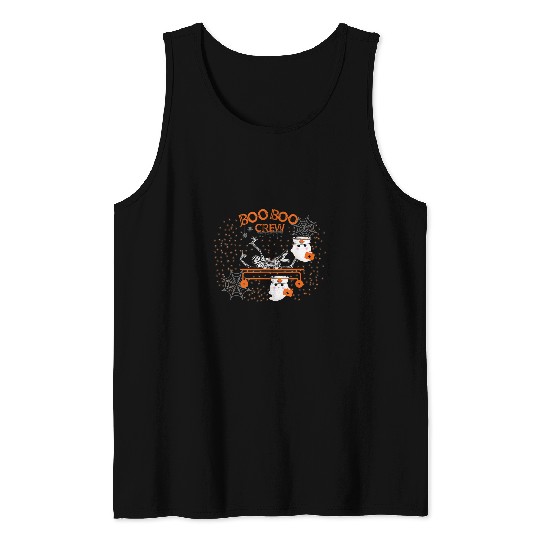 nurses Job Boo Boo Crew Doctor Paramedic EMT nurses Halloween 27 Tank Tops