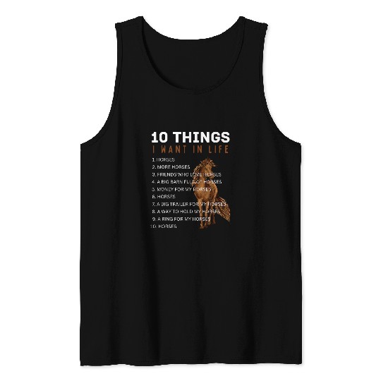 Horse Pet Things I Want in Life Horse Heartland For Girls Tank Tops