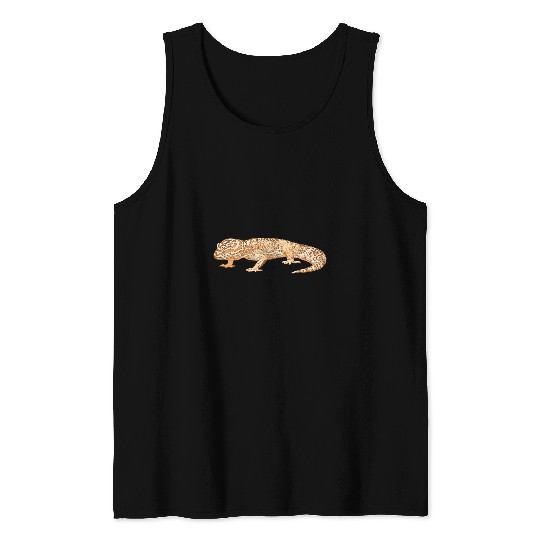 Gecko Pet Lavender leopard gecko realistic leopard gecko print Tank Tops