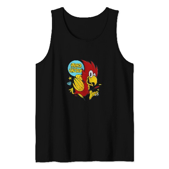 Chicken Pet SevenSquared Alfred Chicken Retro Gamer Tank Tops