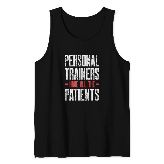 Personal Trainer Gym Coachs Patients Wellness Coaching Tank Tops