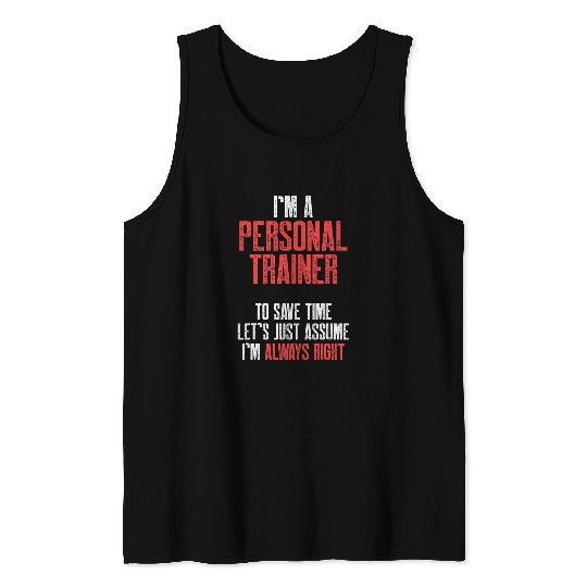Personal Trainer Gym Coachs Wellness Coaching 28 Tank Tops
