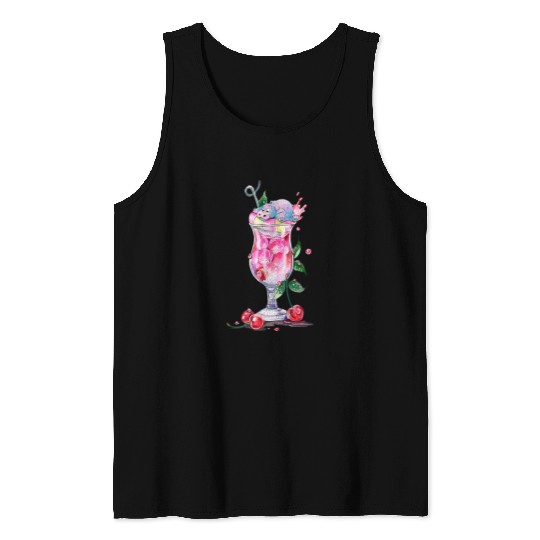 Hippo Pet and Cherry Tank Tops