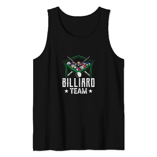 Sport Billiard Team Lover Player Pool Billard Tank Tops